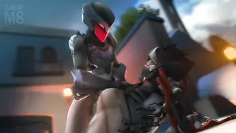 Assassin and Genji Get It On in Overwatch Assassin and Genji Get It On in Overwatch