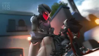 Assassin and Genji Get It On in Overwatch Assassin and Genji Get It On in Overwatch