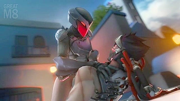 Assassin and Genji Get It On in Overwatch