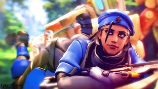 Overwatch's Bastion and Ana CakeofCakes Get Fucked Hard in this Hentai Porn Video