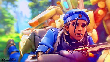 Overwatch's Bastion and Ana CakeofCakes Get Fucked Hard in this Hentai Porn Video