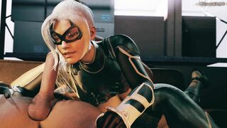 Black Cat Hazard3000 - A Marvelous Hentai Porn Video!