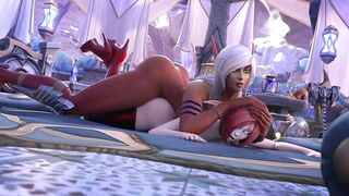 Blood Elves Tektah Warcraft - A Hentai Porn Video with Satirical Humour