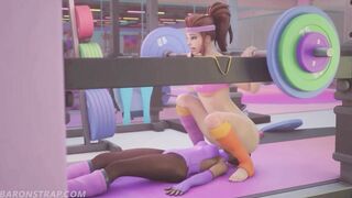 Baron Strap Overwatch - Brigitte and Sombra's Kinky Adventure