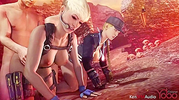 Mortal Kombat's Cassie and Sonya Get Colonely Obnoxious in Hentai Porn