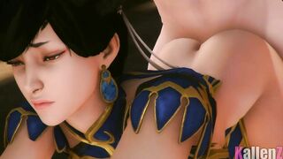 Street Fighter's Chun-Li Gets Dirty on Kallenz