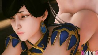 Street Fighter's Chun-Li Gets Dirty on Kallenz