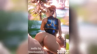 Street Fighter's Chun-Li Goes Wild in 3D Hentai Porn