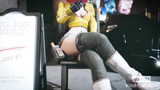 Final Fantasy XV's Cindy Aurum Gets Fucked by Wanksy