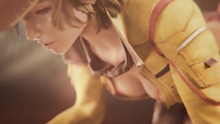 Final Fantasy XV's Cindy Aurum in Hentai Porn Video