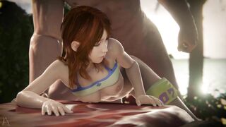Cissnei's Hot Sex Scene in Final Fantasy VII