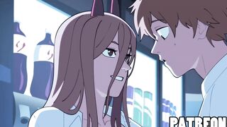 Hentai Porn Video - Denji and Power Suorcesu Chainsaw Man