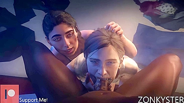 The Last of Us Part II - Dina and Ellie's Hentai Adventure