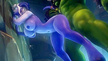 Unleash Your Inner Beast with Draenei and Orc Porn!