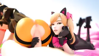 Overwatch's D.Va and Tracer Get Cakey in New Hentai Video Overwatch's D.Va and Tracer Get Cakey in New Hentai Video