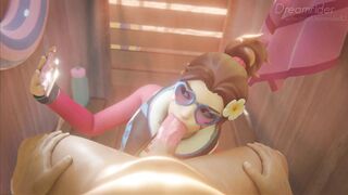 D.Va's Dream Ride - A Hot and Heavy Overwatch Adventure