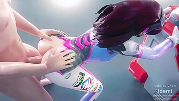 Oversexed D.Va Takes Center Stage in Hot New Hentai Porn Video