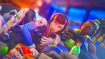 Satisfy Your Cravings with D.Va and Lucio's Sweet Treat - A Steamy Overwatch Porn Video