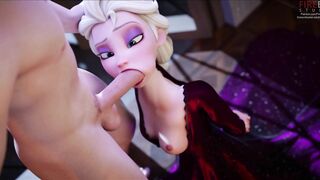 Frozen Elsa Gets Fucked by the Snowman - An XXX Parody