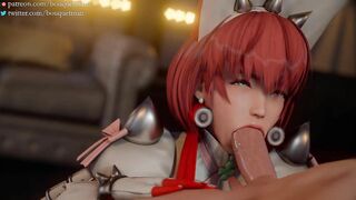 Sexy Anime Babes Get Down and Dirty in Elphelt and Ramlethal's Guilty Gear