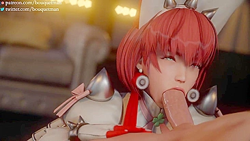 Sexy Anime Babes Get Down and Dirty in Elphelt and Ramlethal's Guilty Gear