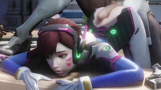 Genji and D.Va's Steamy Overwatch Romp