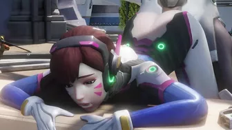 Genji and D.Va's Steamy Overwatch Romp Genji and D.Va's Steamy Overwatch Romp