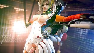 Hentai Porn Video - Genji and Mercy's Tasty Textures Stuff, Overwatch