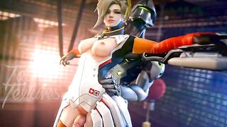 Hentai Porn Video - Genji and Mercy's Tasty Textures Stuff, Overwatch