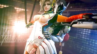 Hentai Porn Video - Genji and Mercy's Tasty Textures Stuff, Overwatch