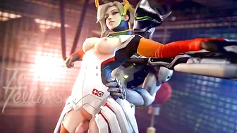 Hentai Porn Video - Genji and Mercy's Tasty Textures Stuff, Overwatch
