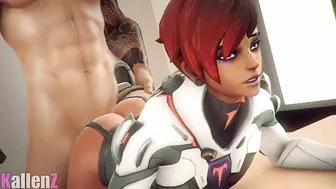 Overwatch Hentai - Hanzo and Sombra's Steamy Encounter Overwatch Hentai - Hanzo and Sombra's Steamy Encounter