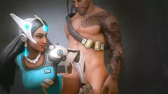 Hanzo and Symmetra's Hot Lesbian Action in Overwatch Hanzo and Symmetra's Hot Lesbian Action in Overwatch