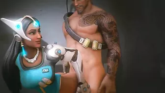 Hanzo and Symmetra's Hot Lesbian Action in Overwatch