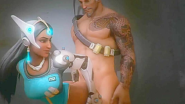 Hanzo and Symmetra's Hot Lesbian Action in Overwatch