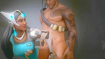 Hanzo and Symmetra's Hot Lesbian Action in Overwatch