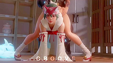 Overwatch's Hanzo and Kiriko Get Down and Dirty in Steamy Hentai Porn Video