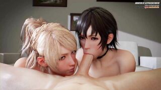 Final Fantasy XV - Iris and Luna's Lazy Procrastination