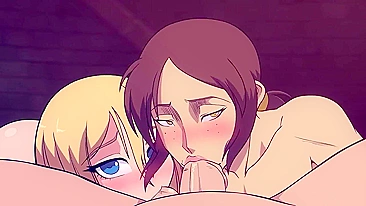 Attack on Titan's Historia Reiss and Ymir Kumbomb Get Down in Steamy Hentai Porn Video