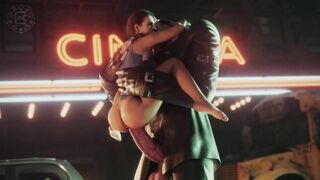 Jill and Nemesis Battle in Resident Evil 3: A Steamy Romp Through Raccoon City