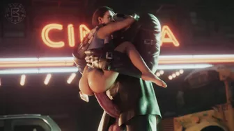 Jill and Nemesis Battle in Resident Evil 3: A Steamy Romp Through Raccoon City Jill and Nemesis Battle in Resident Evil 3: A Steamy Romp Through Raccoon City