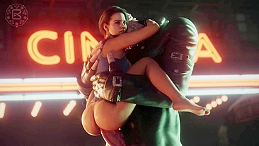 Jill and Nemesis Battle in Resident Evil 3: A Steamy Romp Through Raccoon City