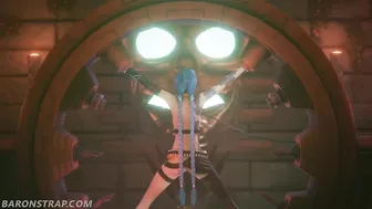 League of Legends' Jinx Baronstrap Porn Video: A Satirical Take on Foul Language and Hentai