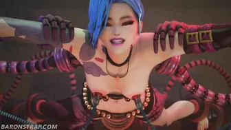 League of Legends' Jinx Baronstrap Porn Video: A Satirical Take on Foul Language and Hentai