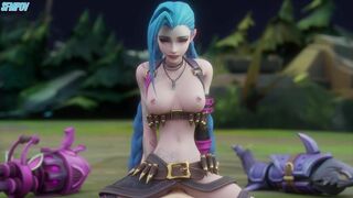Hentai Porn Video - Jinx from League of Legends in POV Mode