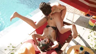 Cyberpunk Judy and Panam Rescraft's Hentai Porn Adventure