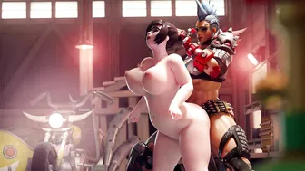 Junker Queen and Mei SageOfOsiris Overwatch Junker Queen and Mei SageOfOsiris Overwatch