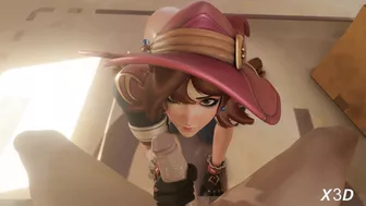 Kiriko's XXX-rated Overwatch cosplay