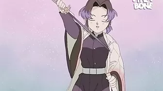 Blue Kimetsu no Yaiba - The Bone-Breaking Virgin