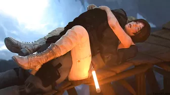 Sexy Lara Croft from Tomb Raider gets banged hard by CakeOfCakes